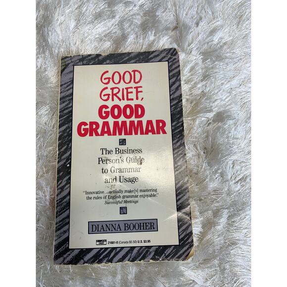 Good Grief, Good Grammar Paperback Book 1988 - Picture 1 of 3
